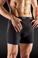 I swear this guy stuffed his performance pouch...