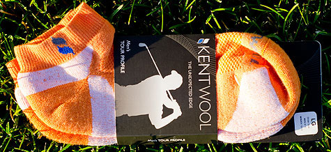 Kentwool Orange Golf Socks