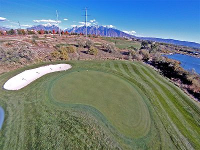 Aerial Shot - River Oaks Golf Course Hole #12