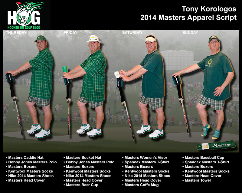 2014 Masters Apparel Script - Golf PR Companies Take Note