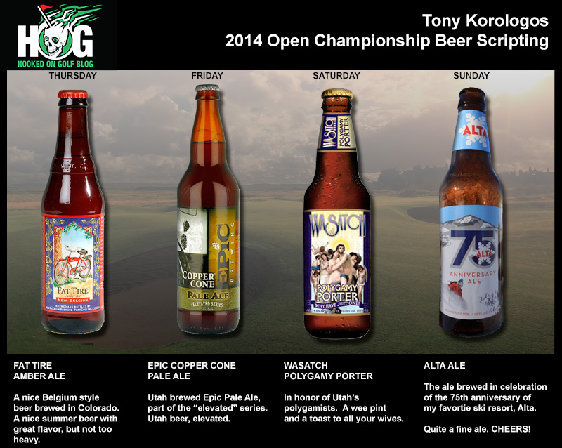 My 2014 Open Championship Beer Scripting Features Rocky Mountain Selections