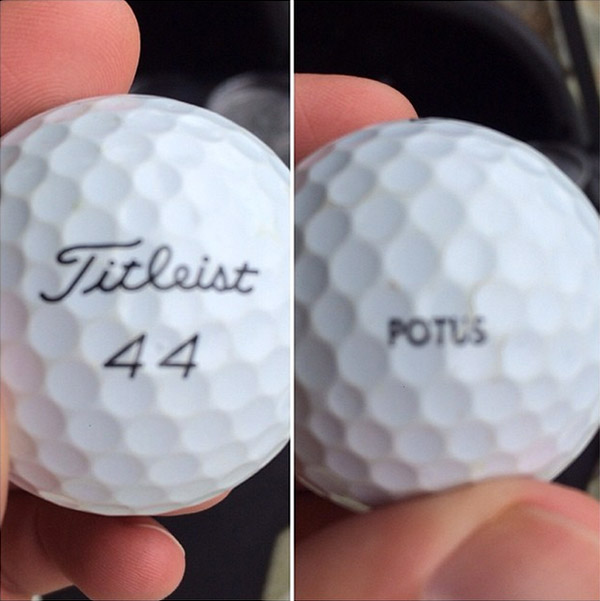 POTUS Golf Ball 44