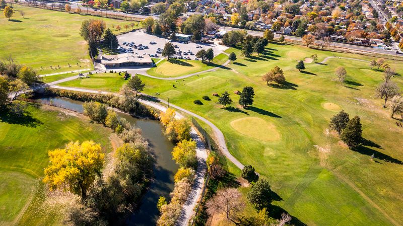 Rose Park Golf Course Aerial Photo