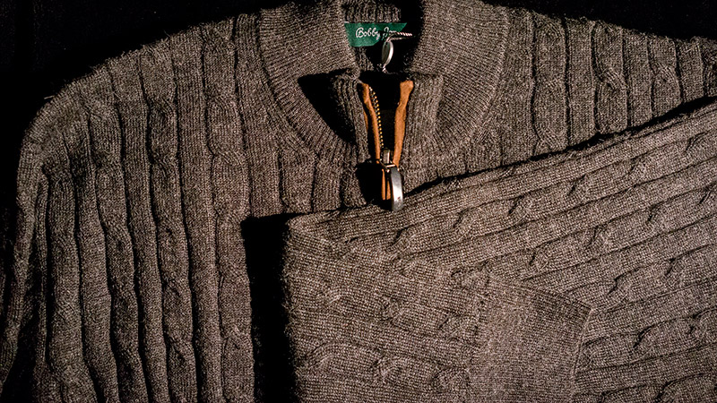 Bobby Jones Baby Alpaca 1/4 Zip Sweater