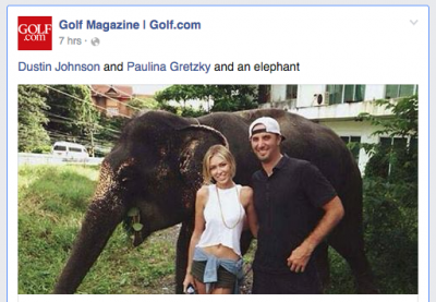 Paulina Gretzky and Dustin Johnson