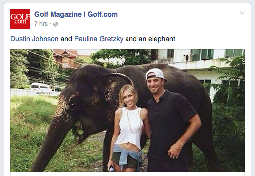 Paulina Gretzky and Dustin Johnson