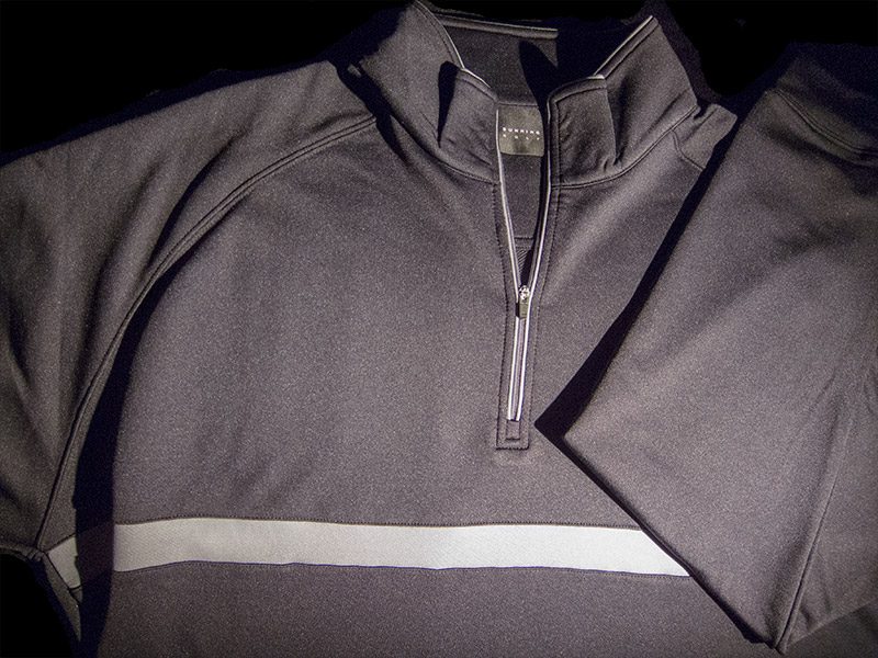 Dunning Stretch Thermal Striped 1/4 Zip