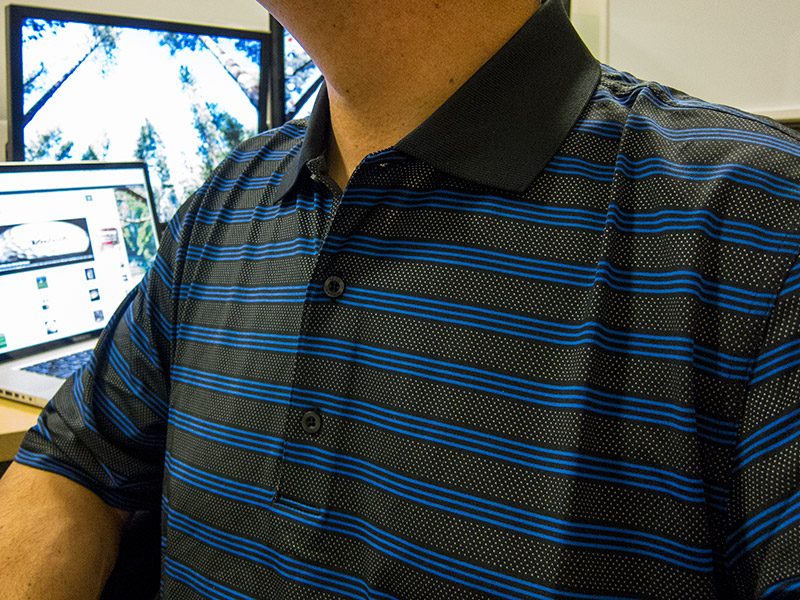 Greg Norman Weather Knit Play Dry Golf Polo