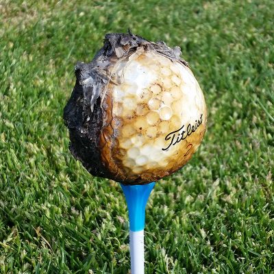 hot golf ball