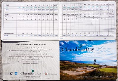 Chambers Bay Scorecard