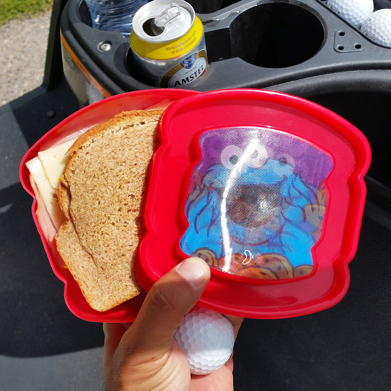 Cookie Monster Sandwich Holder