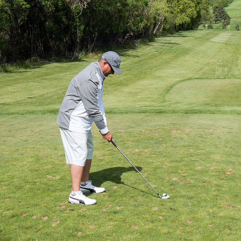 Puma Golf 1/4 Zip Popover In Action!