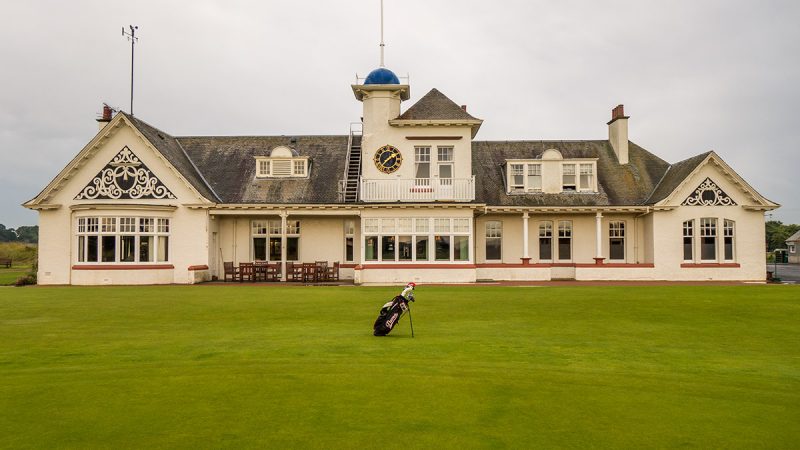 At Panmure Golf Club near Carnoustie, Scotland