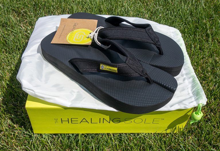 healing sole flip flops amazon