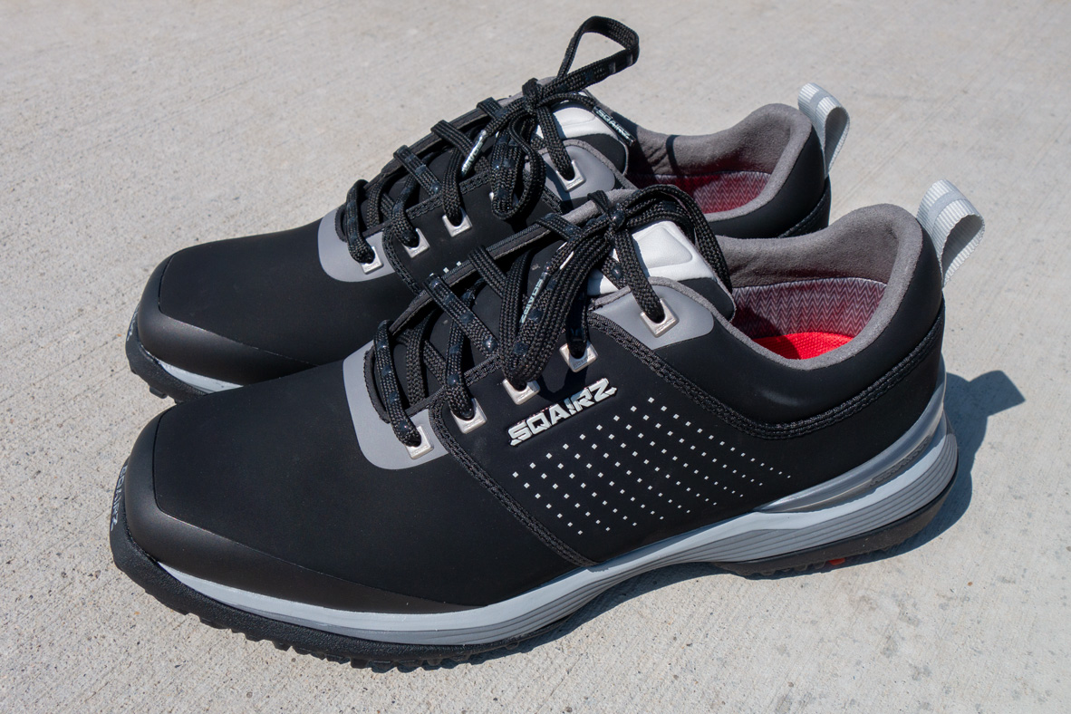 men squares golf shoes