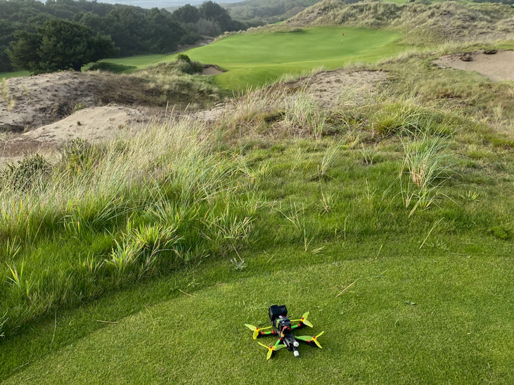 Bandon Dunes Preserve Course Racing Drone